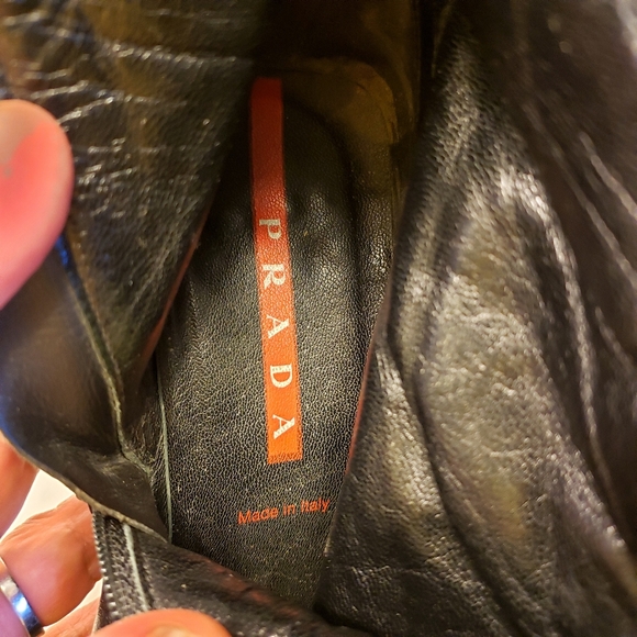 Emily in Paris Inspo: Prada Heeled Black Boots - Picture 7 of 16